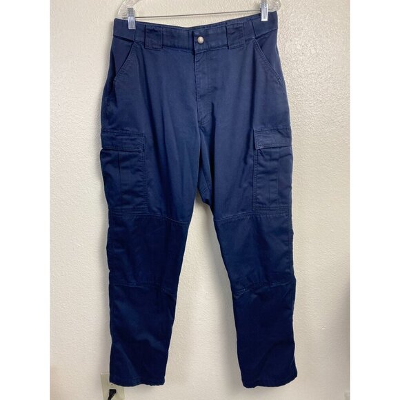 5.11 TACTICAL Series Cargo Pants Blue Men Size Large Long Utility Outdoor Y2K